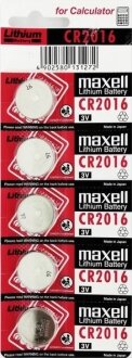 Maxell CR2016 5'li Düğme Pil kullananlar yorumlar